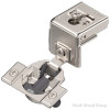 Blum Compact 31C Soft-Close BLUMOTION | 1-1/2" Overlay Face-Frame Hinges Nickel, 110deg Dowel - 31C358B24 | 31C358B24