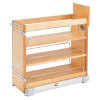 Rev-A-Shelf 448KB Series Knife Block and Utensil Base Organizer | 8-3/4" W x 21-5/8" D x 19-7/16 to 23-3/8" H, 8" Base Organizer for Drawer/Door Cabinets | 448BDDSC8C