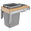 Rev-A-Shelf 4WCTM-BBSC Series Top Mount Soft-Close Waste Containers | Double 35, 21" W x 22 3/4" D x 17 3/4" H, Double 35 | 4WCTM24BBSCDM2