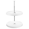 Rev-A-Shelf Polymer Full Circle Lazy Susan Sets | Dia: 28", 2 shelf set with 24" to 31" post | 6012281152