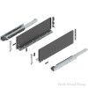 Legrabox Drawer System | 22", C Height, 7-0/0", 125lb Capacity Full-Extension with BLUMOTION, Orion Gray | 770C55S0S