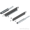 Legrabox Drawer System | 22", M Height, 3-9/16", 125lb Capacity Full-Extension with BLUMOTION, Orion Gray | 770M55S0S
