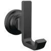 Liberty Hardware Tetra Robe Hook | Matte Black | 78935BL
