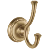 Liberty Hardware Cassidy Double Robe Hook | Champagne Bronze | 79735CZ