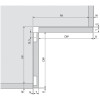 Blum CLIP Top Self-Close | Overlay Face-Frame;Frameless Bi-Fold Hinge Nickel, 60deg Screw-On - 79T8500.10 | 79T850010