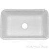 Wilsonart Single Bowl Large Sink No Overflow | Designer White | AK2615DW