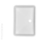 Wilsonart Rectangle ADA Ramp Vanity With Overflow | Clean White | AV1812CW