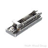 Salice Domi Snap-On 2-Cam Adjustable Straight Mounting Plate, Nickel-Plated, Dowelled, | 6mm | BAP7R69