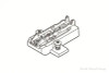 Grass America Grass Tiomos Wing Base Plate with 2 Point Fixing | Height: 6mm, With Pre-mounted Euro Screws | GRF058139873217