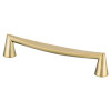 Berenson Domestic Bliss Series | 6-5/16" (160 mm) Center to Center Modern Brushed Gold Pull, - 2351-1MDB-P | H23511MDB