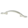 Berenson Traditional Advantage Four 3 inch CC Ringed Arch Pull | Brushed Nickel | H93681BPN