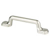 Berenson Traditional Advantage Two 3 inch CC Rounded End Pull | Brushed Nickel | H93781BPN