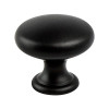 Berenson Contemporary Advantage Four Wide Round Knob | Matte Black | H94344055