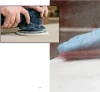 SurfPrep 320 Grit No Hole Hook & Loop Aluminum Oxide on Film Sanding Sheet, 3" x 4" | SP3X4HLF320