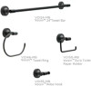 Liberty Hardware Robe Hook Matte Black | Voisin | VOI35MB