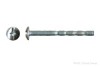 Deerwood Fasteners Machine Screws Truss Head #2 Phillips Slotted Drive 8-32 Breakaway Thread | M4 x 45mm, Box of 1,000 | WW48920
