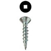 Wurth #6 x | 3/4" Flat Head Hinge and Drawer Slide Installation Screw Square Drive - Type 17 Auger Point Coarse Thread Zinc, 36700002 | WW53400