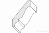 3/4" x 3 5/8" Crown 108 Moulding | Red Oak | WWG108RO