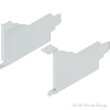Aventos HL Face-Frame Mounting Bracket Set, Zinc-Plated | 20L6001