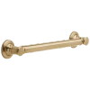 Liberty Hardware Traditional Decorative 18" Grab Bar | Champagne Bronze | 41618CZ