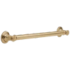 Liberty Hardware Traditional Decorative 24" Grab Bar | Champagne Bronze | 41624CZ