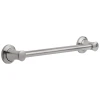 Liberty Hardware 18" Transitional Decorative Grab Bar, Brilliance Stainless Steel | 41718SS