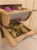 Rev-A-Shelf 4SSB Maple Produce Basket Pull-Out | 17-11/16", 4SSB-18-MP | 4SSB18MP