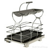Rev-A-Shelf 544 Series Chrome Base Cabinetry Pullout Organizer, 11-7/8"W x 15-28/36"L x 18-15/32"H, - 544-12KD-1 | 54412KD1