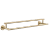 Liberty Hardware Trinsic Double 24" Towel Bar | Champagne Bronze | 75925CZ