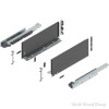 Legrabox Drawer System | 18", C Height, 7-0/0", 125lb Capacity Full-Extension with BLUMOTION, Orion Gray | 770C45S0S