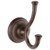 Liberty Hardware Cassidy Double Robe Hook | Venetian Bronze | 79735RB