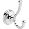 Liberty Hardware Cassidy Double Robe Hook | Brilliance Stainless Steel | 79735SS