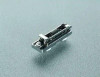 Salice Domi Snap-On 2-Cam Adjustable Straight Mounting Plate, Nickel-Plated, Dowelled, | 3mm | BAP7R39