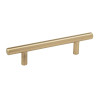 Amerock Bar Pulls | Golden Champagne, Center-to-Center: 96MM, 156 mm X 13 mm X 35 mm | BP40516BBZ