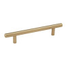 Amerock Bar Pulls | Golden Champagne, Center-to-Center: 128MM, 187 mm X 13 mm X 35 mm | BP40517BBZ