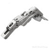 Salice 200 Series Soft-Close Silentia | Full Overlay Face-Frame;Frameless Thick Door Hinge Nickel, 155deg Dowel - C2RKAE9 | C2RKAE9