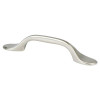 Berenson Traditional Advantage One 3 inch CC Rounded End Pull | Brushed Nickel | H17381BPN
