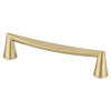 Berenson Domestic Bliss Series | 5-1/16" (128 mm) Center to Center Modern Brushed Gold Pull, - 2347-1MDB-P | H23471MDB