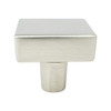 Berenson Brookridge Matte Black Square Knob | Brushed Nickel | H26451BPN
