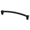 Berenson Connections Pulls | Matte Black, Center: 160mm, 6 7/8", Width: 9/16", Height: 1 1/4" | H40051055