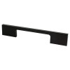 Berenson Contemporary Advantage Two Look Rectangle Pull | Matte Black | H90244055
