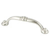 Berenson Traditional Advantage Three 96mm CC Antique Pull | Brushed Nickel | H93841BPN