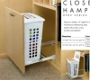 Rev-A-Shelf Closet Hamper | Door Mount Hamper with Lid | HPRv1925Dms