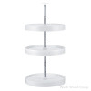 Rev-A-Shelf LD-2063 18" D White Full Circle Lazy Daisy Susan Independently Rotating, 3 Tray Set with Hardware, LD-2063-1836-11-1 | Ld Polymer Whi | LD20631836111