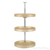 Rev-A-Shelf LD-4BW-063 20" D Banded Maple Full Circle Lazy Susan Independently Rotating, 3 Tray Set with Hardware, LD-4BW-063-2036-1 | LD4BW06320361