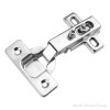 Belwith Keeler Belwith Self-Close | Full Overlay Frameless Hinges Polished Nickel, 105deg Screw-On - P5105-14 | P510514