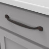 Berenson Countryside Refined Rustic Cabinet Pull 192mm c/c | BLACK IRON | PRO108BI