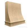 Omega National Products Omega | National 36"W Maple Waterfall Wall Mount Range Hood, Broan Compatible Liner Included - R30C36SMB1MUF1 | R30C36SMB1MUF1