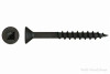 Deerwood Fasteners Flat Head | #2 Robertson Square Drive Standard Point - Black - #8x3", Box of 2,000 | WW30680