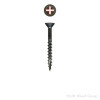 Deerwood Fasteners Wurth #8 x | 1-1/4" Flat Head Assembly Screw Phillips Drive - Type 17 Auger Point Coarse Thread Black, 3670000302961 1000 - | WW34240